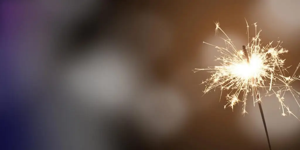 new year sparkler