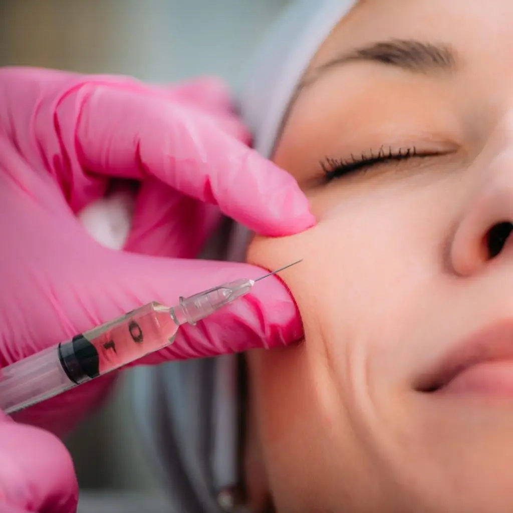 cheek enhancment injection